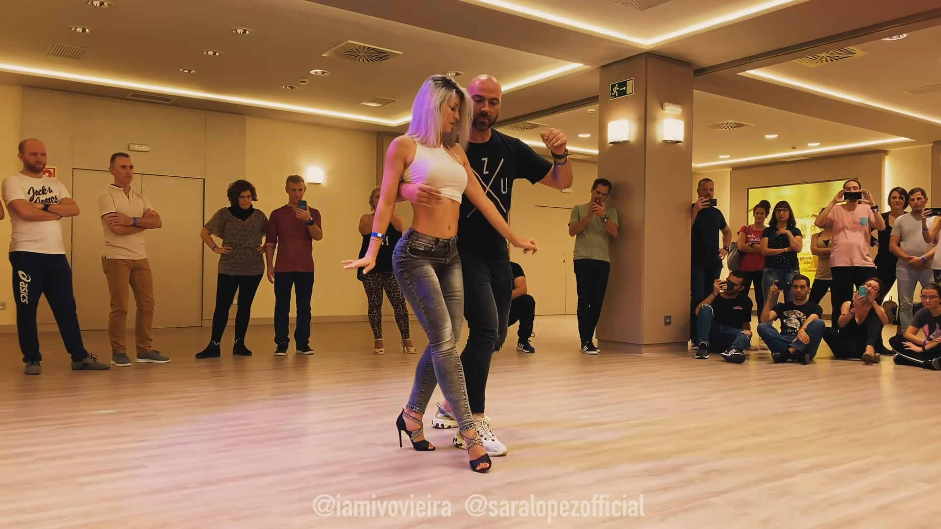 Ivo Vieira and Sara López Kizomba Dancing in Pamplona, Spain